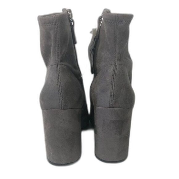 STEVE MADDEN Boots Women's Size 7 M Gray Gaze Faux Suede Ankle Booties NWT - Picture 4 of 9